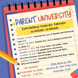 parent university event details